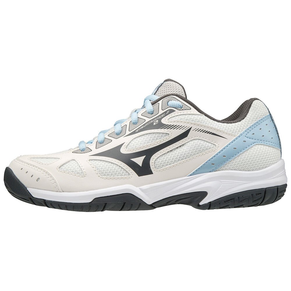 Scarpe Pallavolo Mizuno Cyclone Speed 2 Donna - Bianche/Grigie - 76890-CAZP